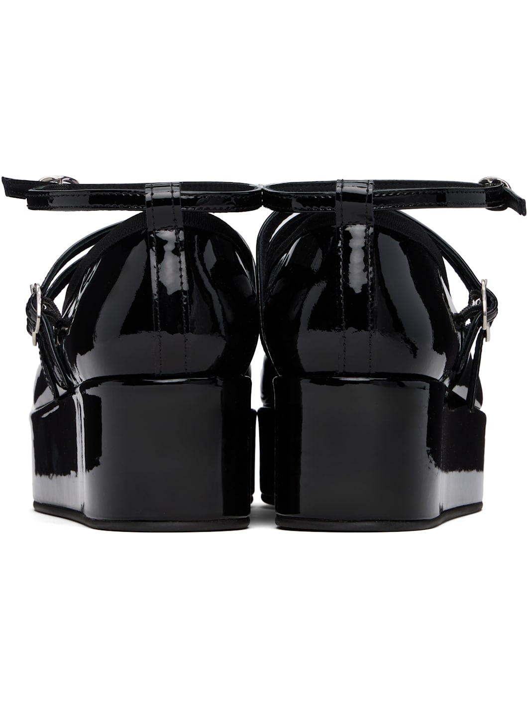Black Cendrillon Platform Mary Jane Heels - 2