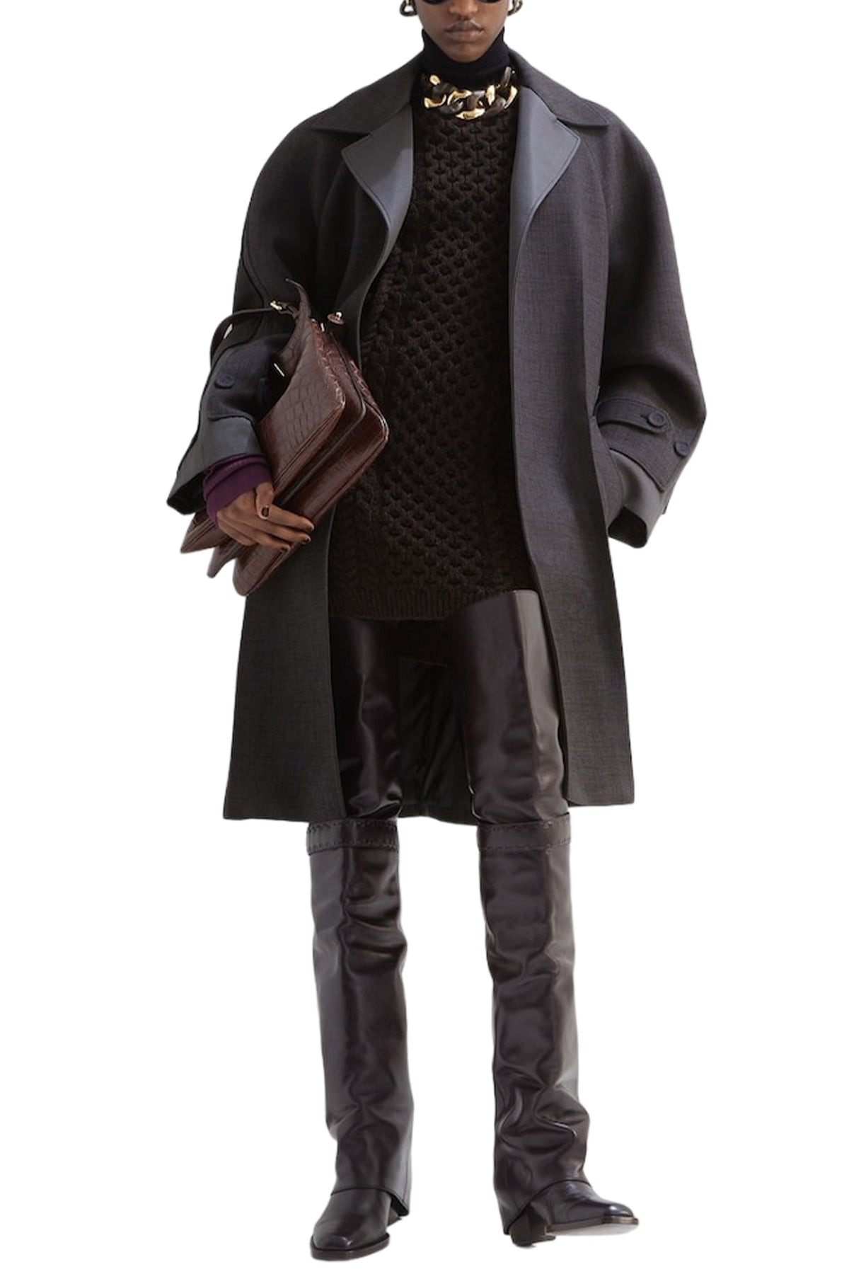 NATTÉ FABRIC CAR COAT - 2