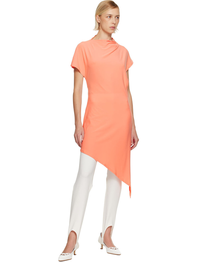 SANDY LIANG Orange Sonar Midi Dress outlook