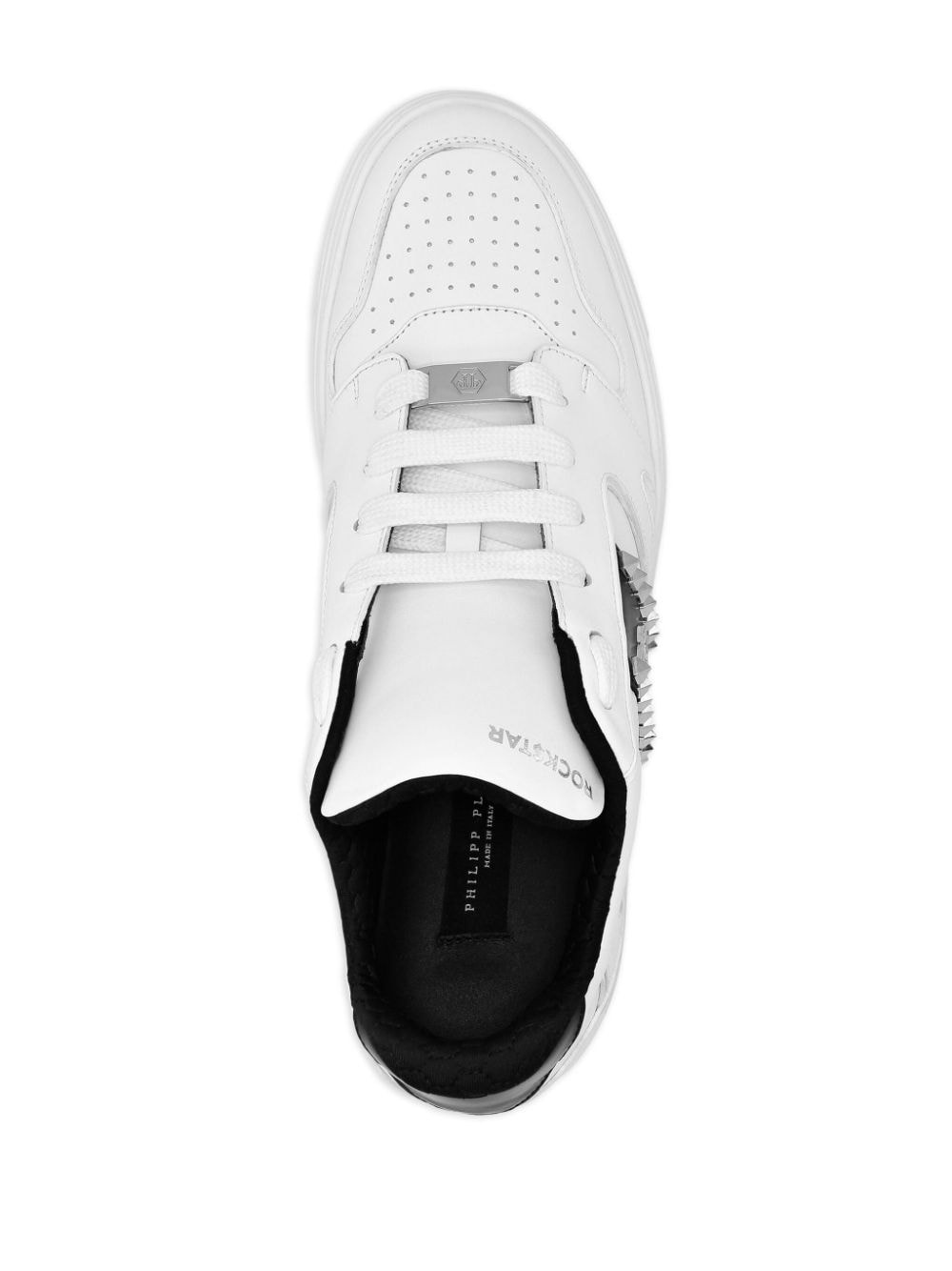 Low-Top Leather Sneakers - 3