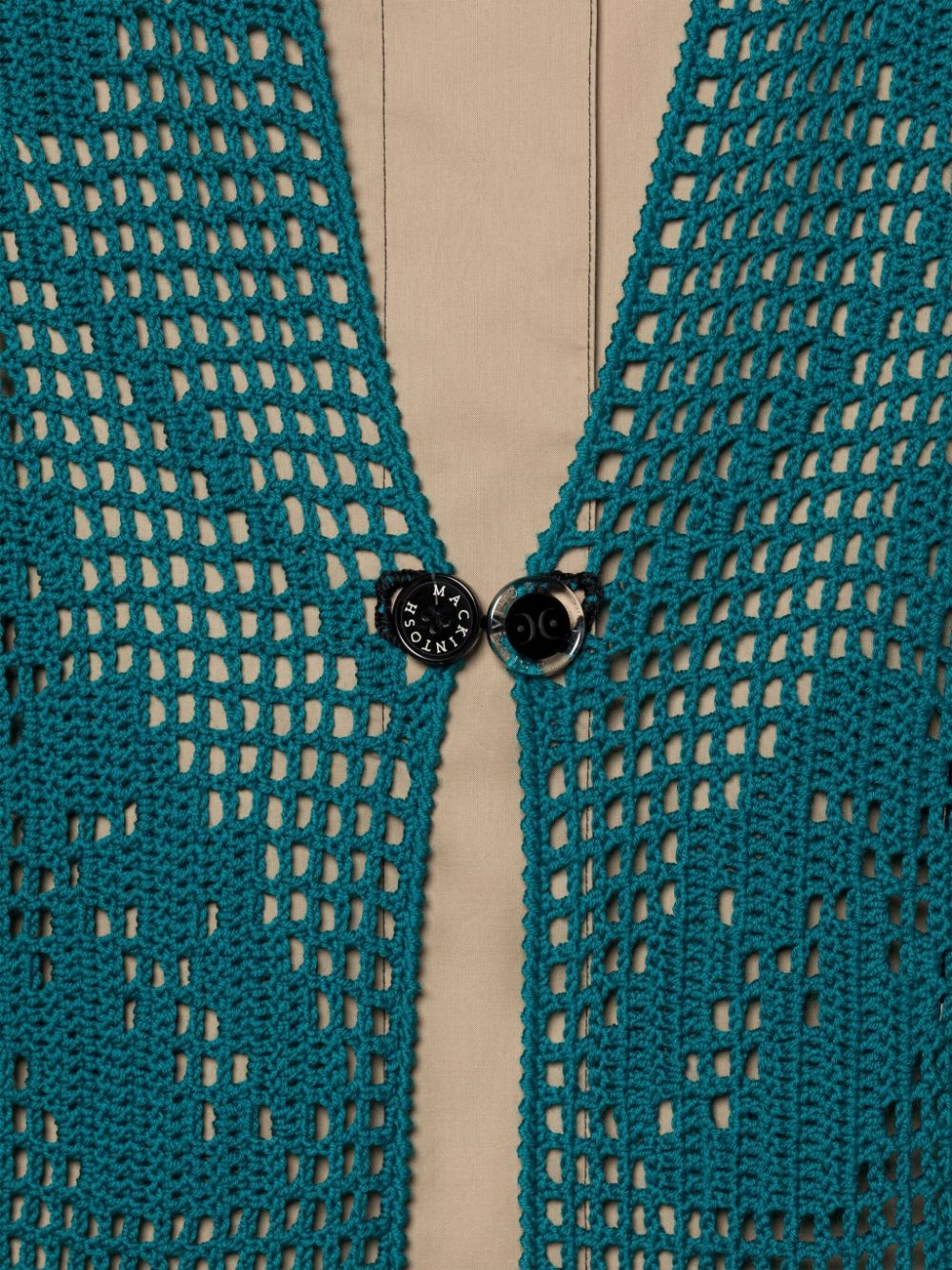 CHIARA IS SEA BLUE WOOL SHAWL - 5