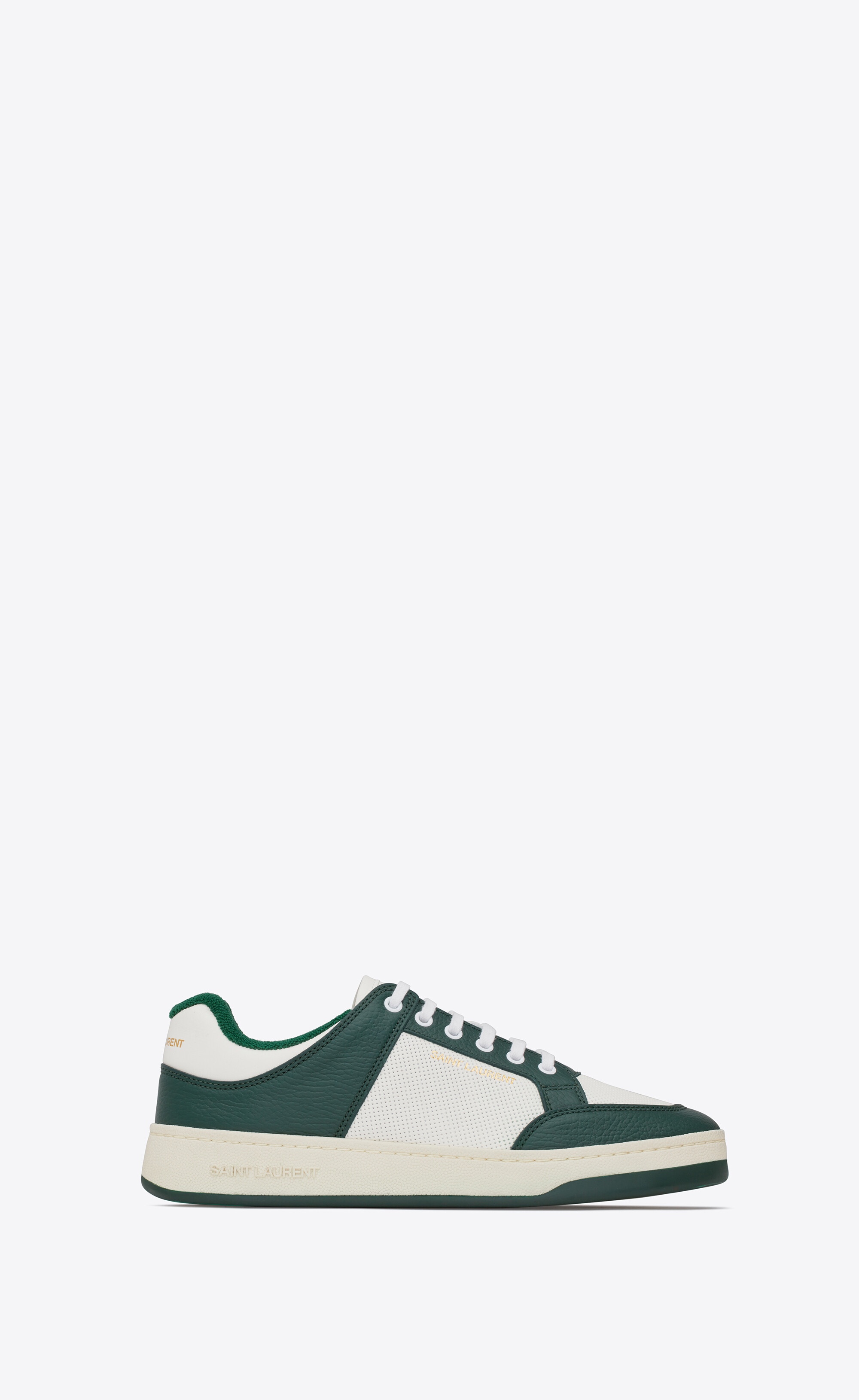 Saint Laurent★SL/61 レザースニーカー 送関込み SAINT LAURENT sl/61 sneakers in grained leather | REVERSIBLE