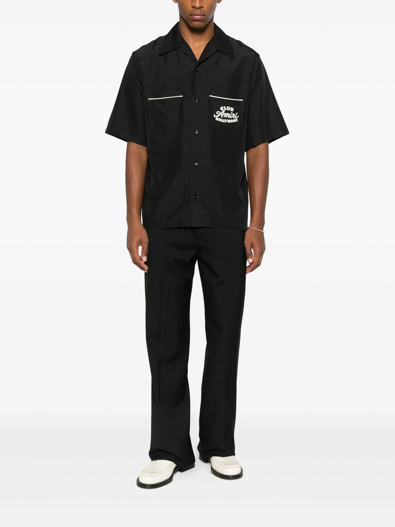 AMIRI Amiri Embroidered-pocket Short-sleeve Shirt outlook
