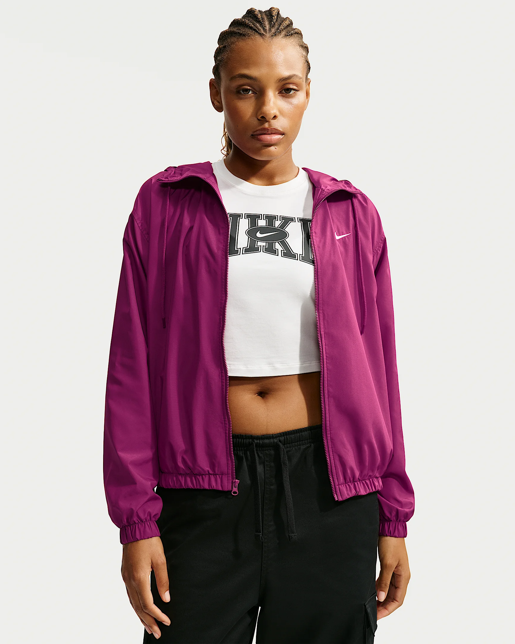 Nike Sportswear Women's Loose Hooded UV Jacket - 1