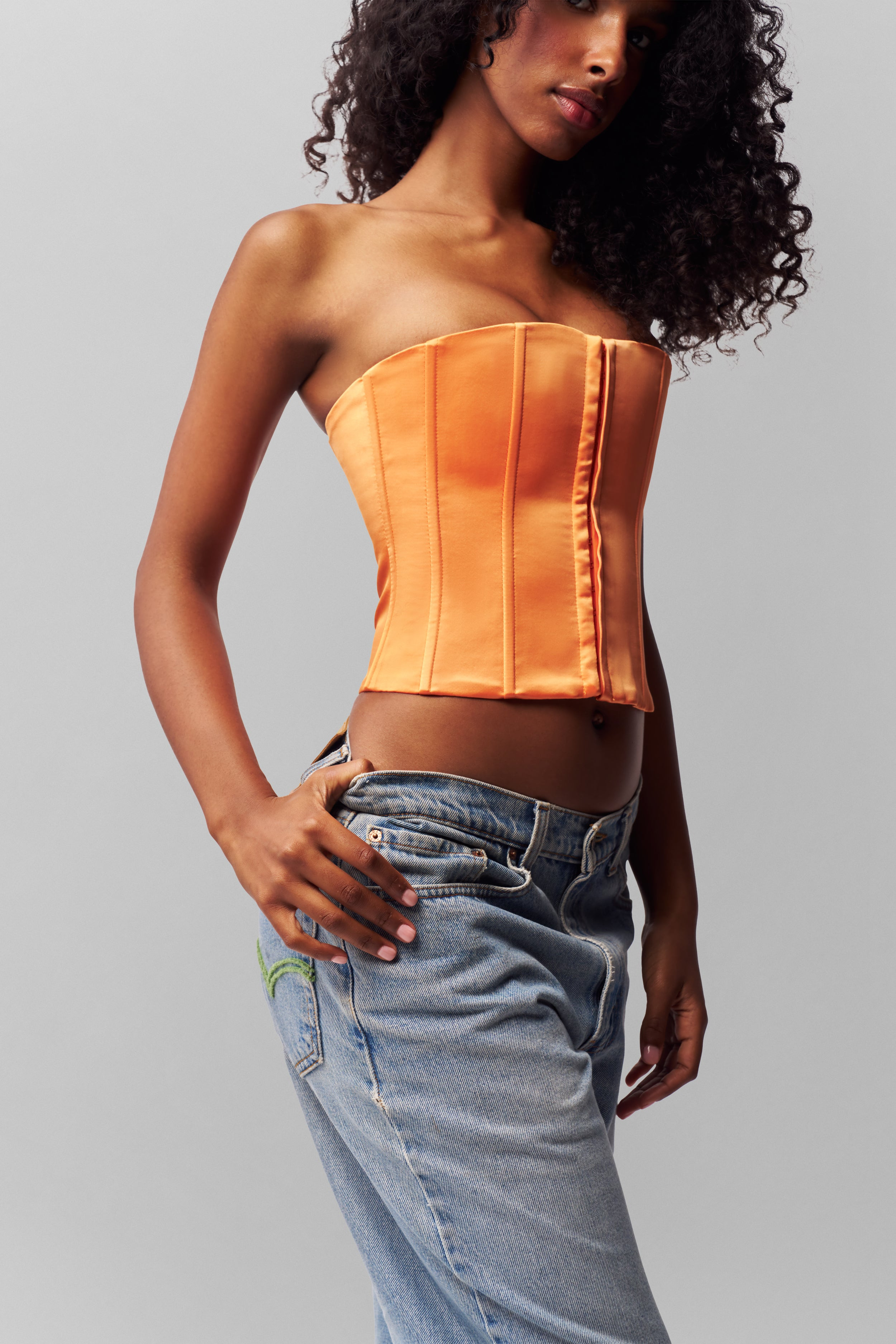 SATIN CORSET - 4