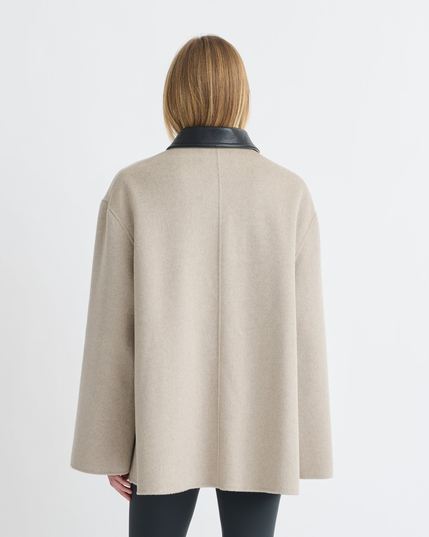 Double Wool/Regen Leather Jacket - 5