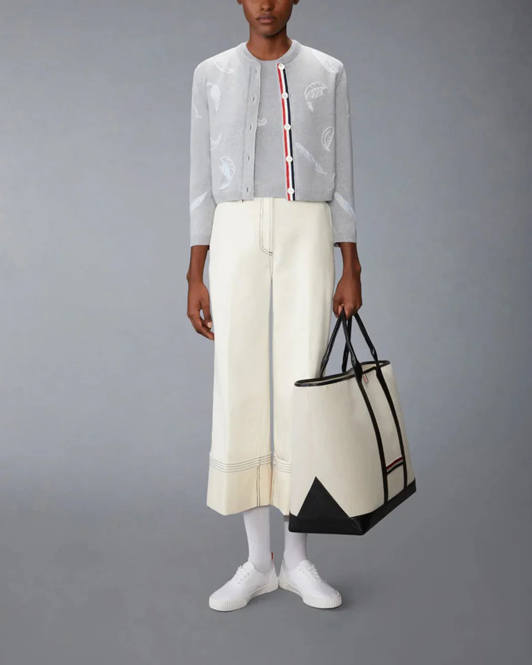 SELVEDGE DENIM WIDE LEG TROUSER - 4