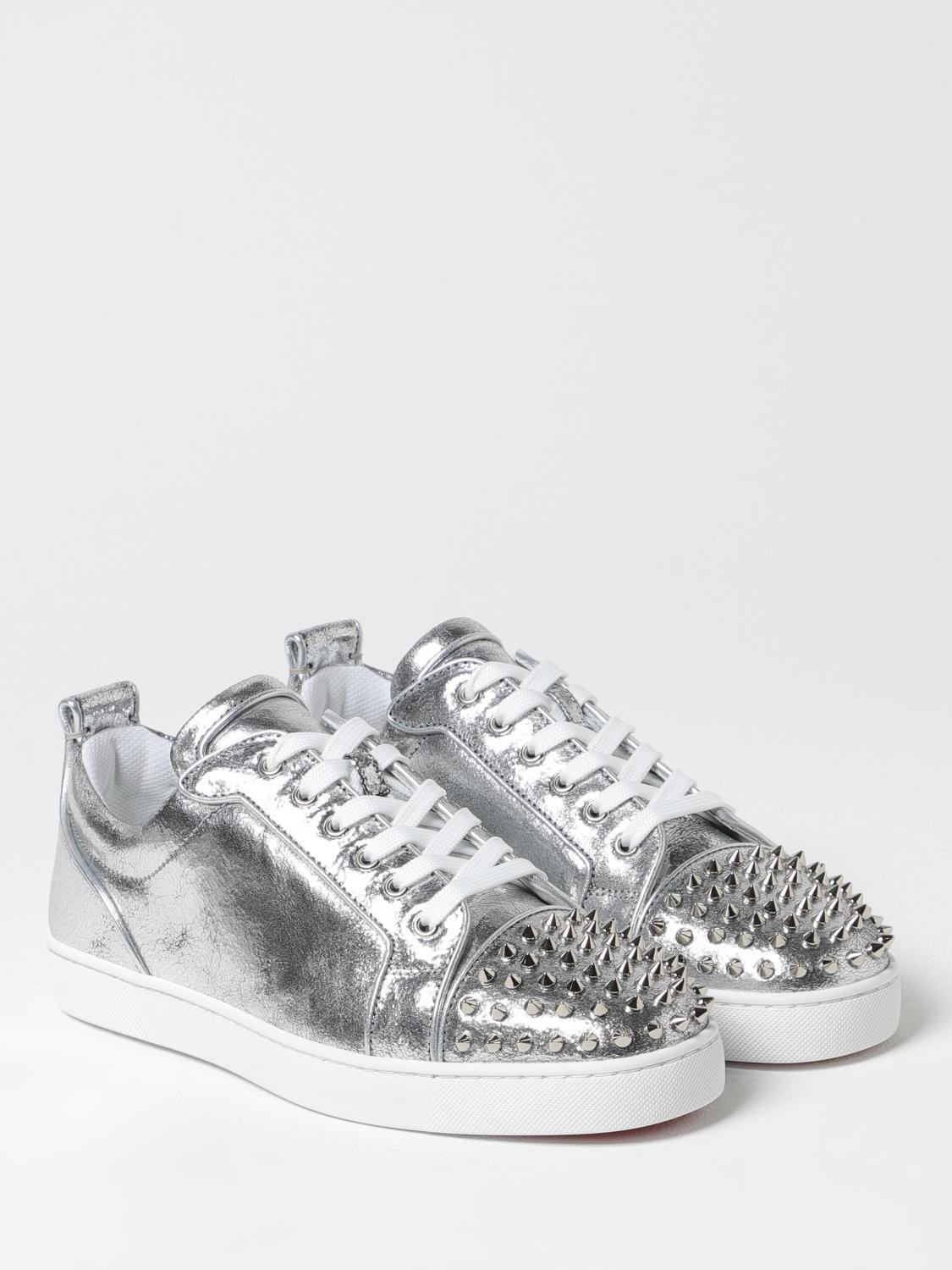 Christian Louboutin Sneakers Men Silver - 2