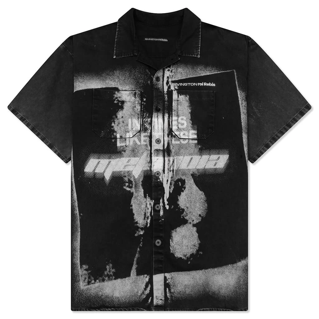 IN TIMES LIKE THESE WORKING MAN SHIRT - BLACK - 1