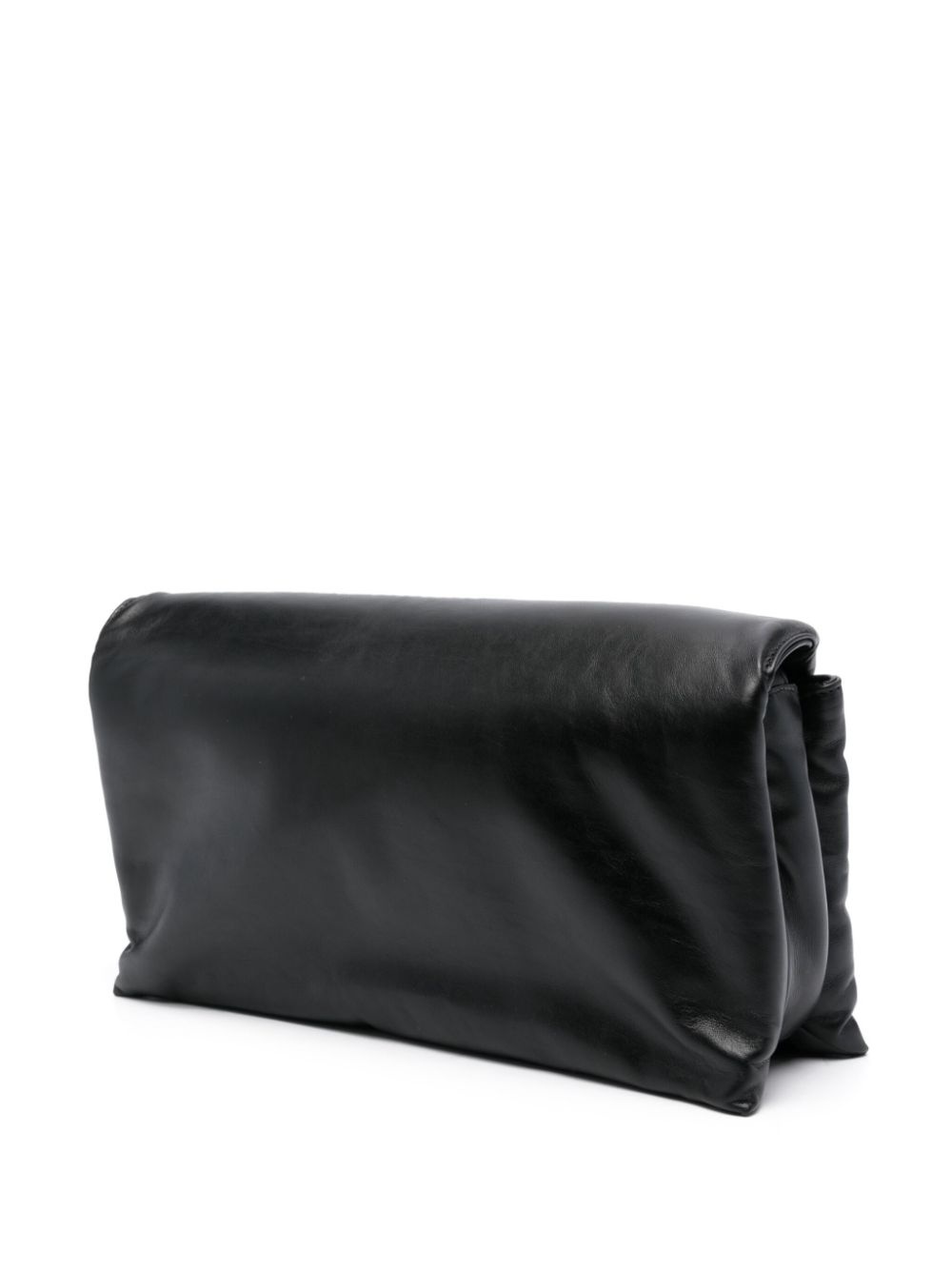 padded leather shoulder bag - 3