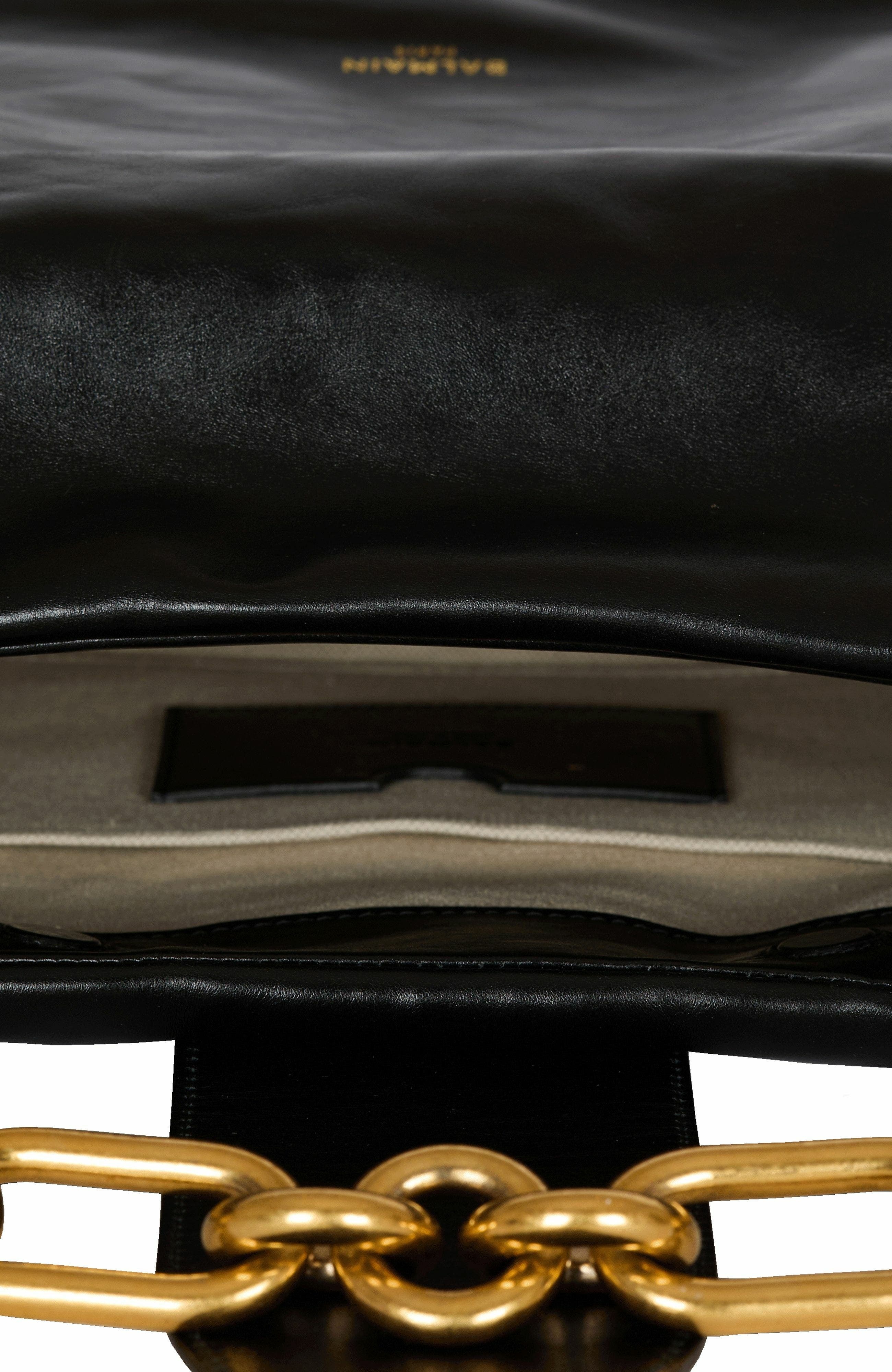 Balmain Sync Hobo bag in calfskin leather in Black at Nordstrom - 3