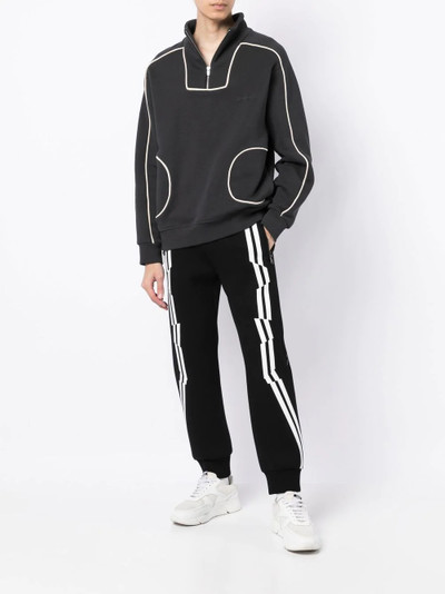 Neil Barrett side-stripe track pants outlook