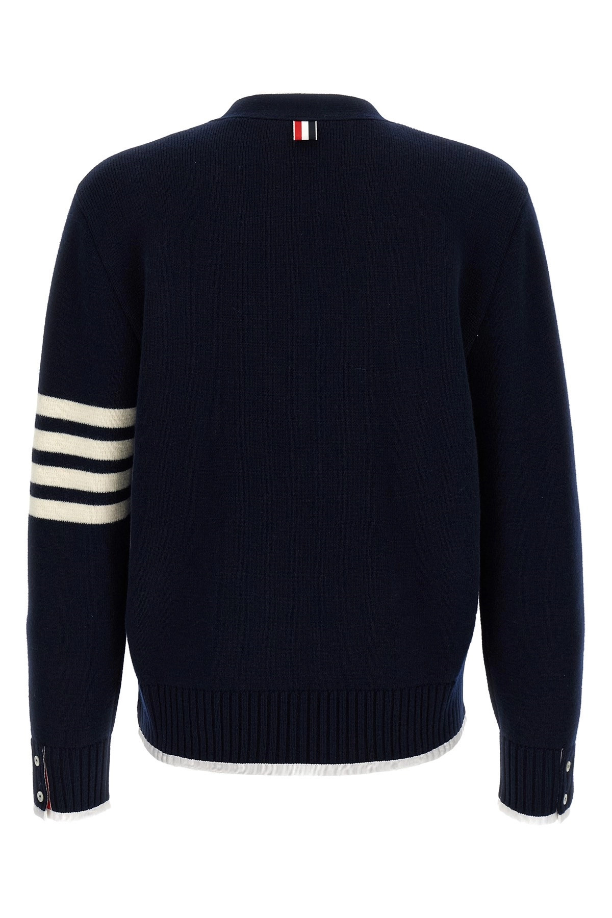 '4-Bar' Wool cardigan - 2