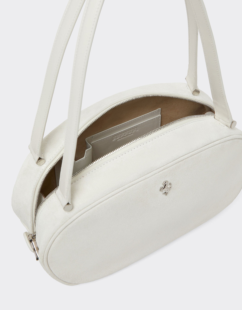 The Ferrari Dino Tote Soft in suede and leather 6