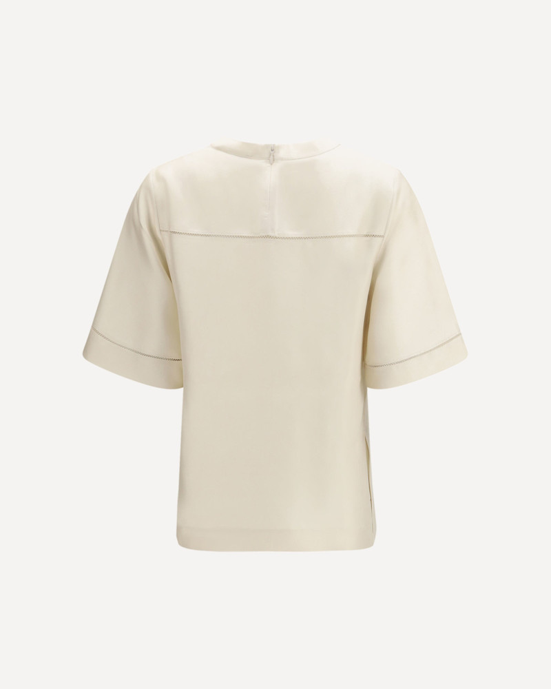 Loulou de Saison Havana silk T-shirt outlook