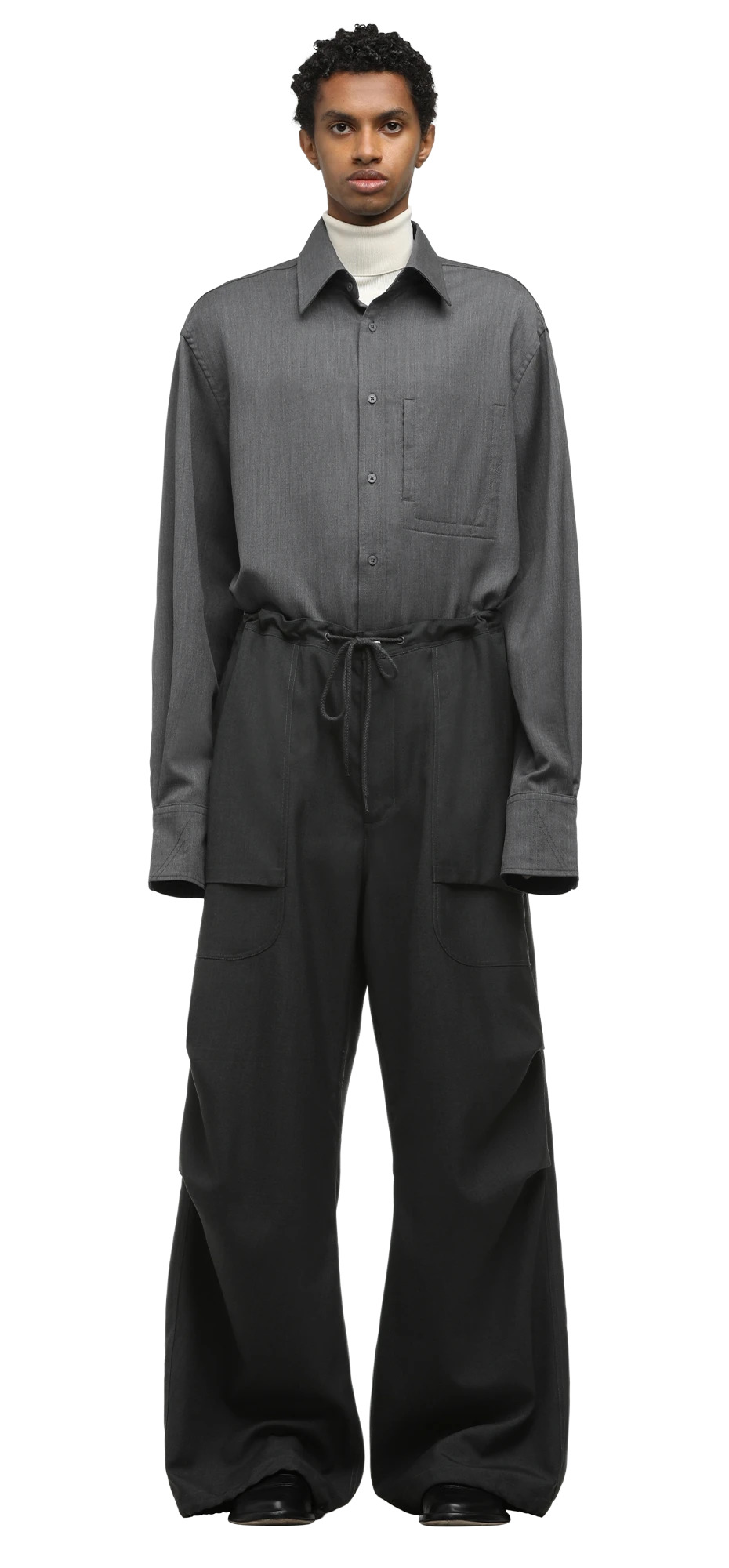 BARREN CARGO SUITING GREY - 4
