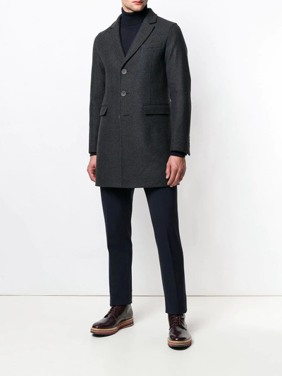 Herno classic single-breasted coat outlook