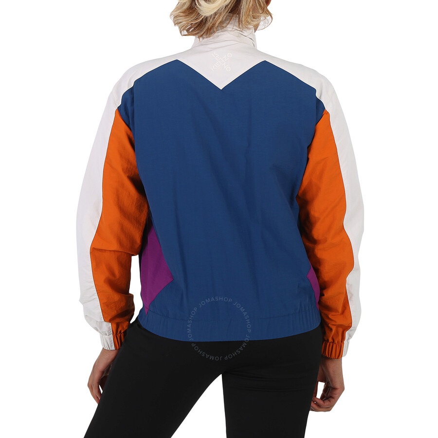Kenzo Ladies Colorblock Sport Tracksuit Nylon Jacket - 6