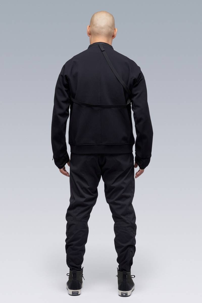J90-SS schoeller® 3XDRY® WB-400™ Bomber Jacket Schwarzrot 5