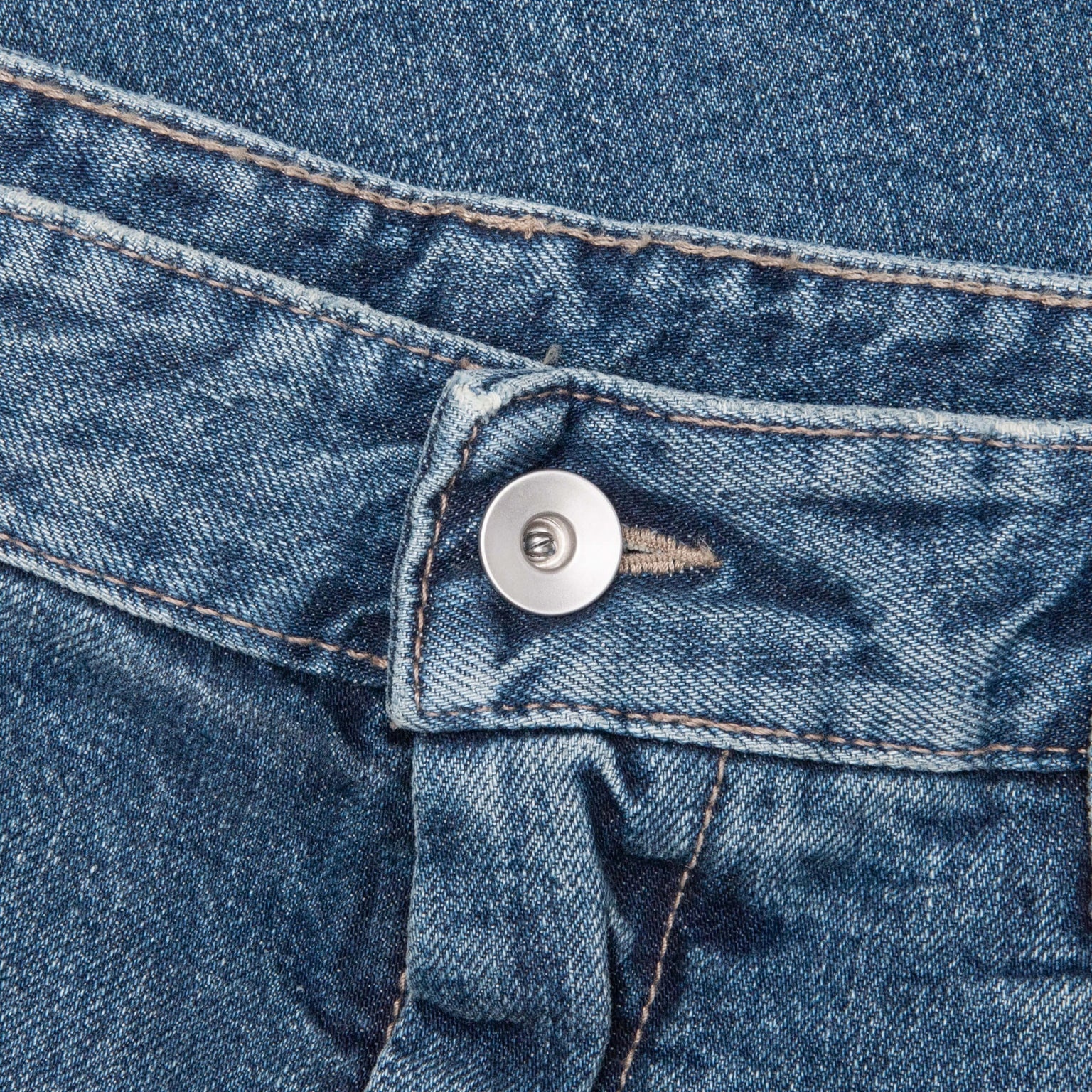 DOUBLE CARGO DENIM JEANS - WASHED INDIGO - 4