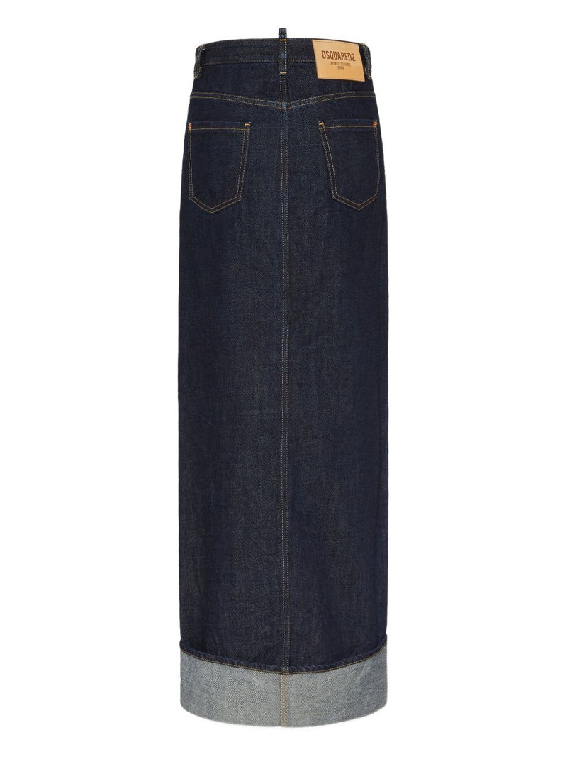 DSQUARED2 denim maxi skirt outlook