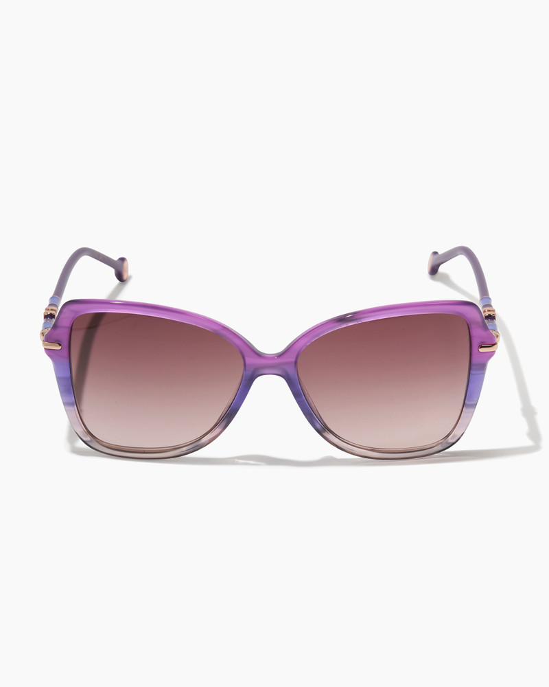 Cat Eye Sunglasses with Beaded Detail 1