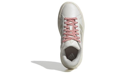 adidas (WMNS) adidas Grand Court Platform Shoes 'Beige Pink' IE1094 outlook
