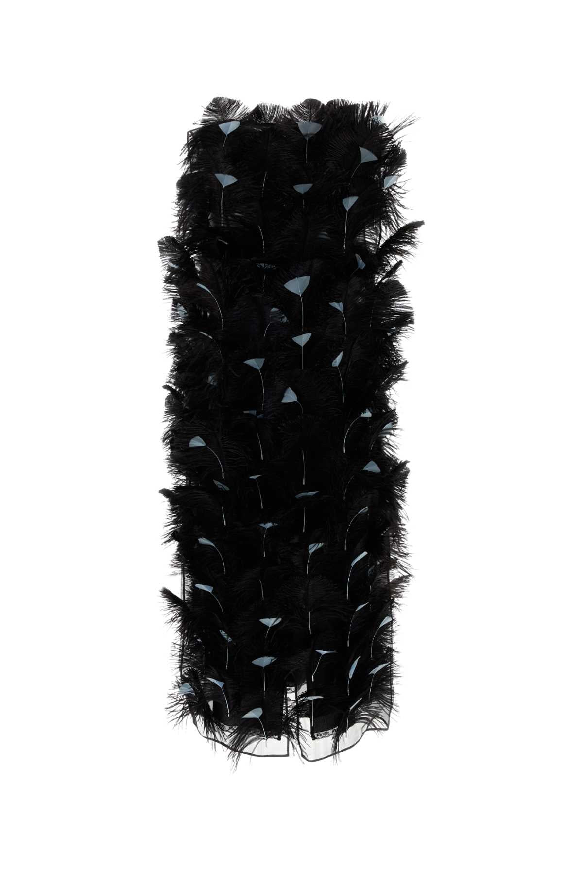 Prada Women Embellished Organza Dress - 2