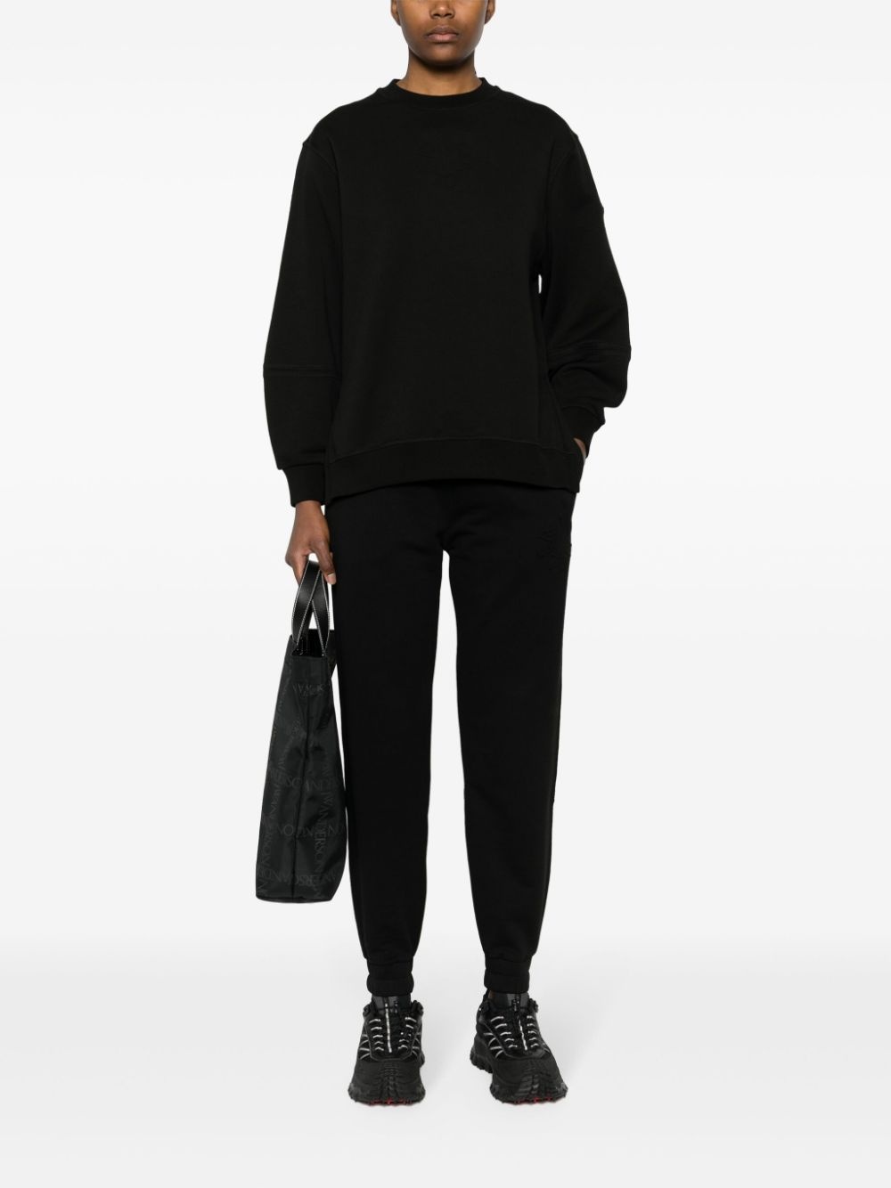embossed-logo cotton sweatshirt - 2