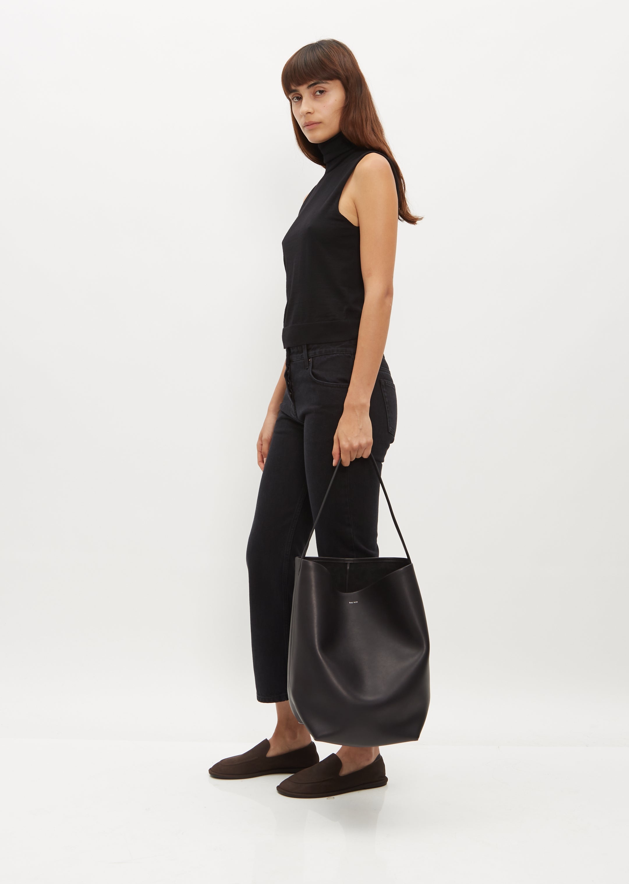 Large N/S Park Tote — Black - 5