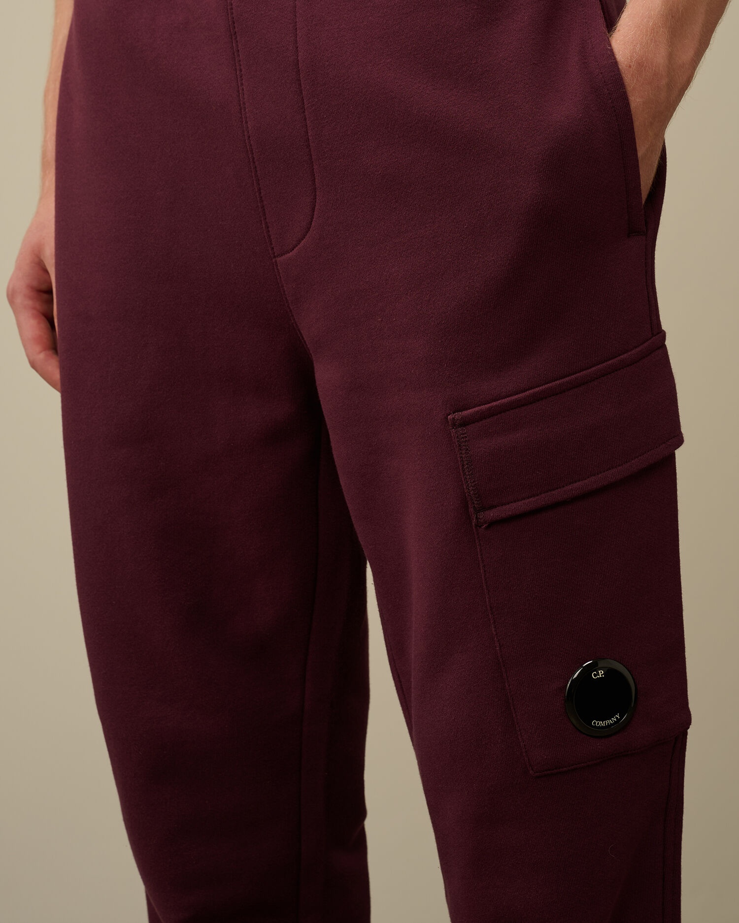 Diagonal Raised Fleece Cargo Sweatpants - 7
