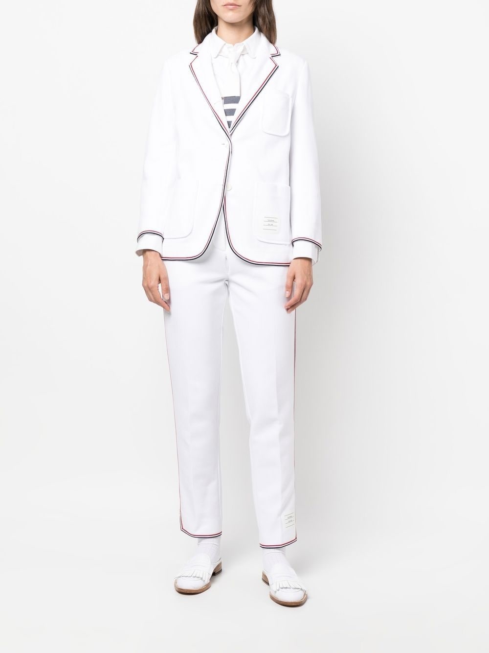tech twill blazer jacket - 2