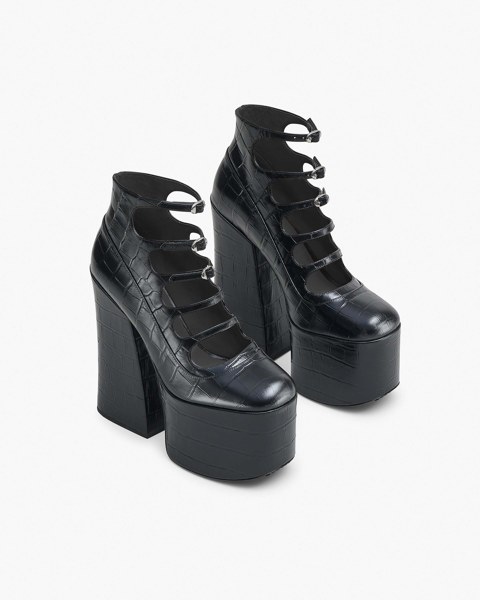 THE CROC EMBOSSED KIKI ANKLE BOOT - 3