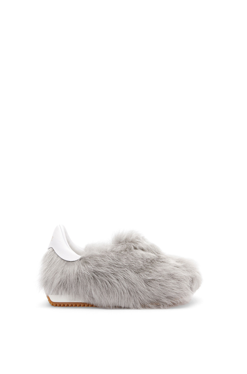 Flow runner in shearling 1