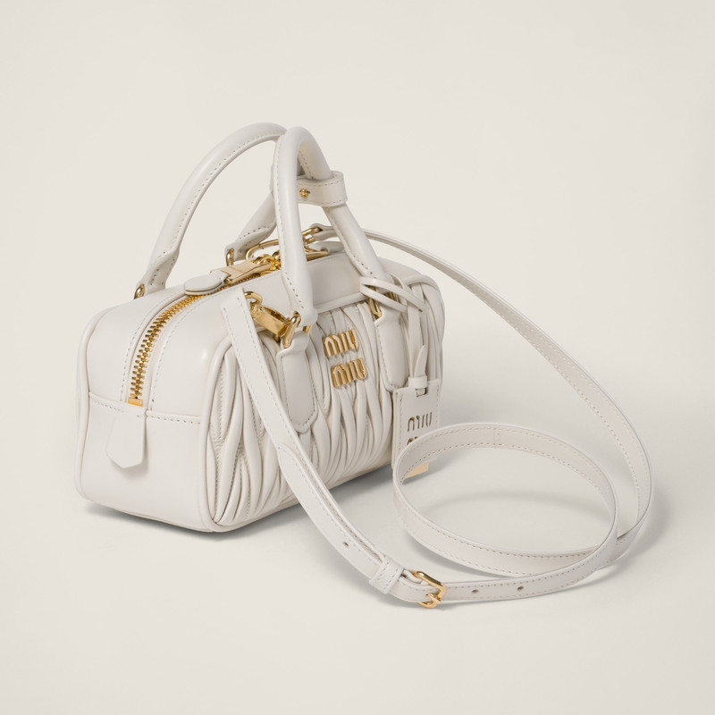 Miu Miu Arcadie matelassé nappa leather bag outlook