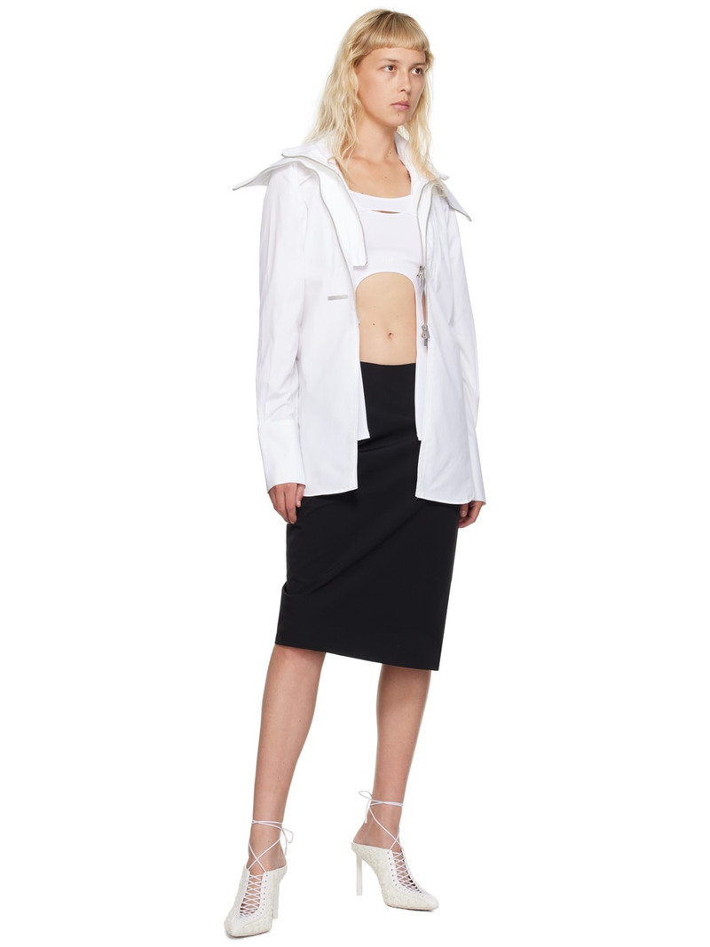 HELIOT EMIL™ Black Mire Midi Skirt outlook
