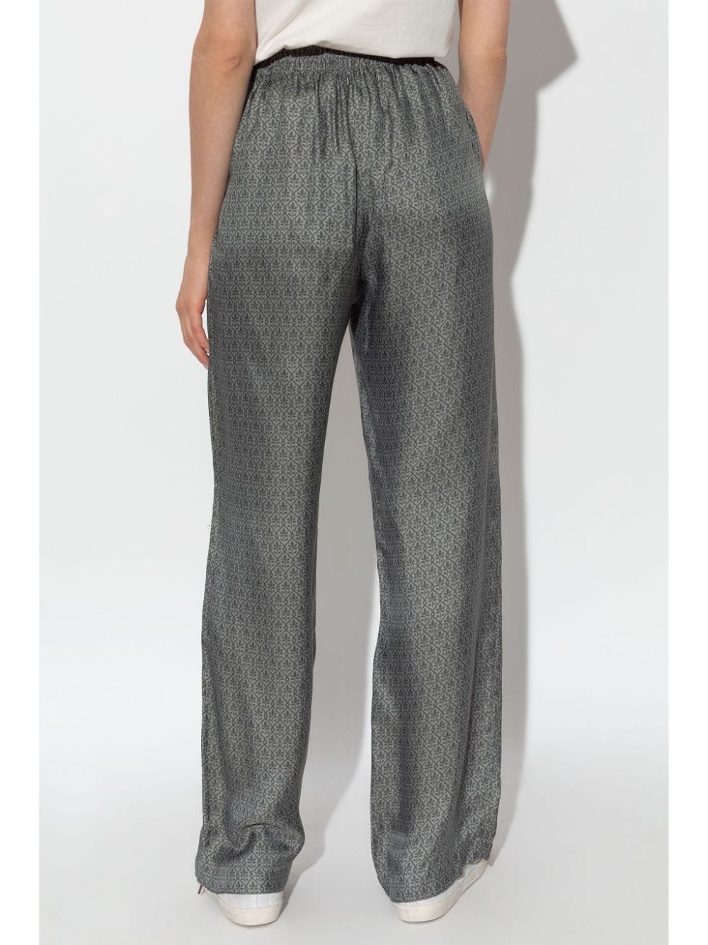 printed track pants - 4
