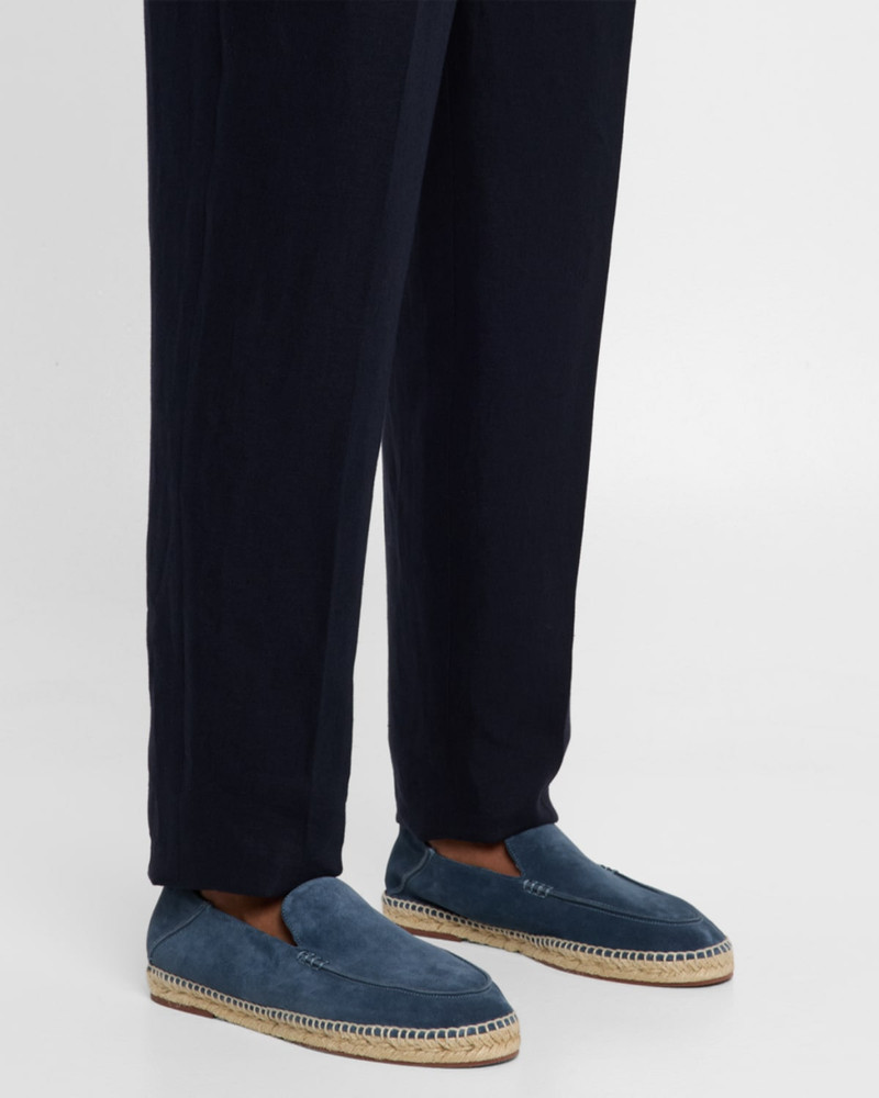 Loro Piana Men's Foldover Suede Espadrille outlook