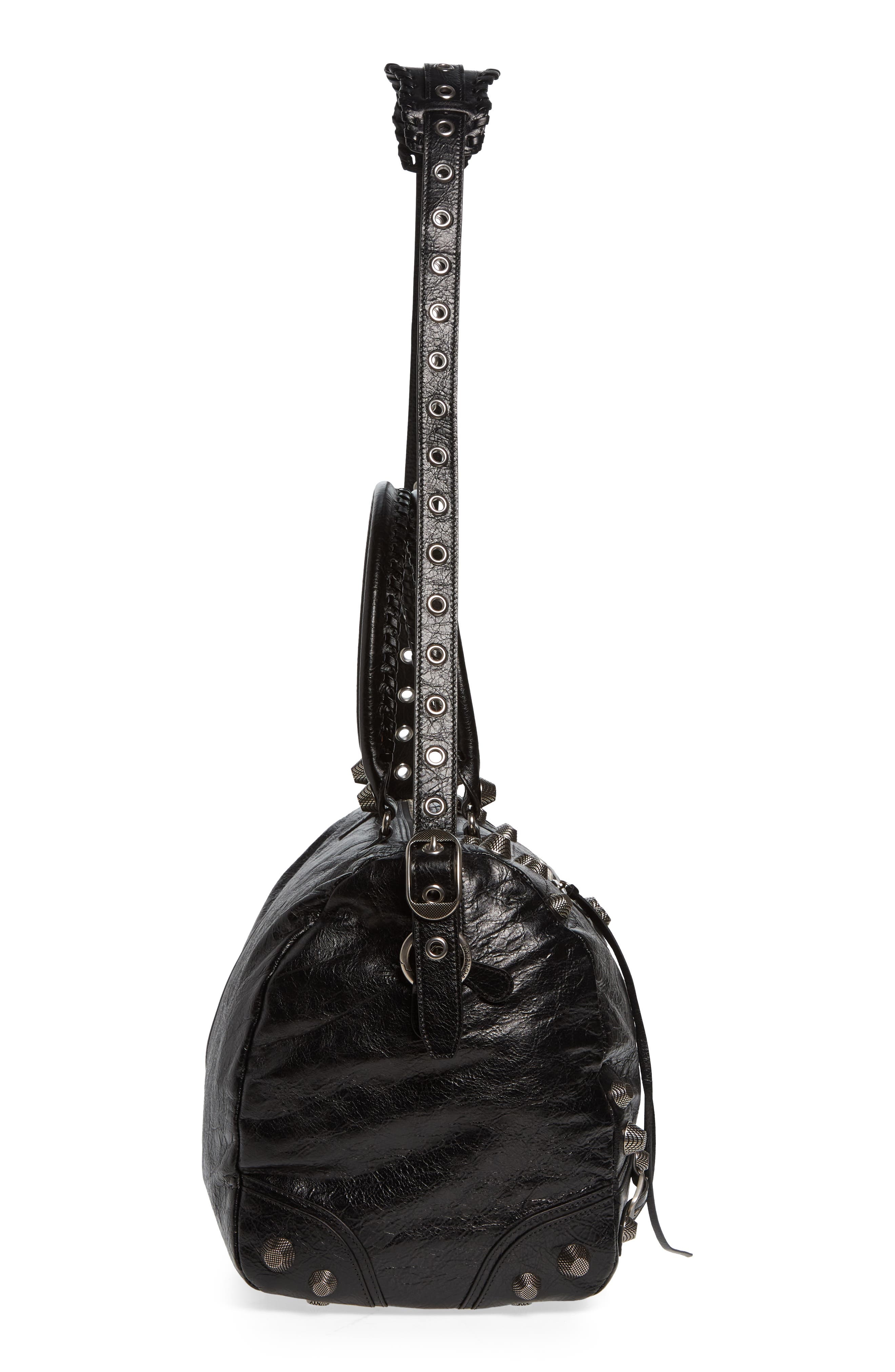 Balenciaga Le Cagole Leather Duffle Bag in Black at Nordstrom - 5