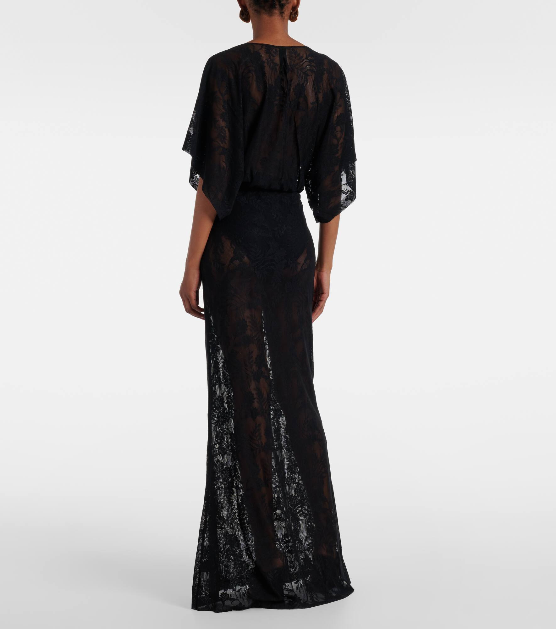 Obie floral lace gown - 3