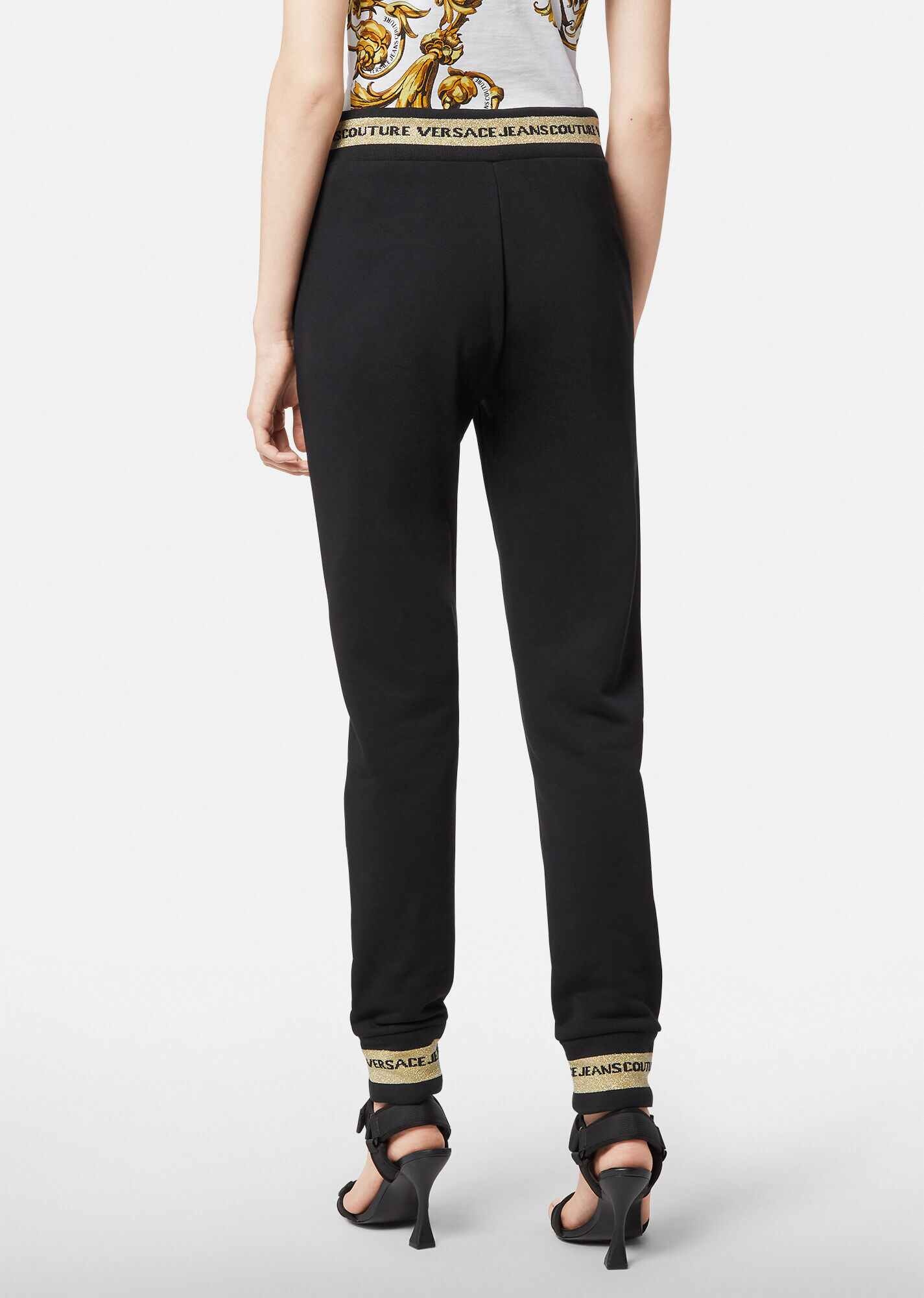 VERSACE｜TRAINING PANTS (Embroidered V-Emblem Sweat Pant V-Emblem Sweatpants | VERSACE US