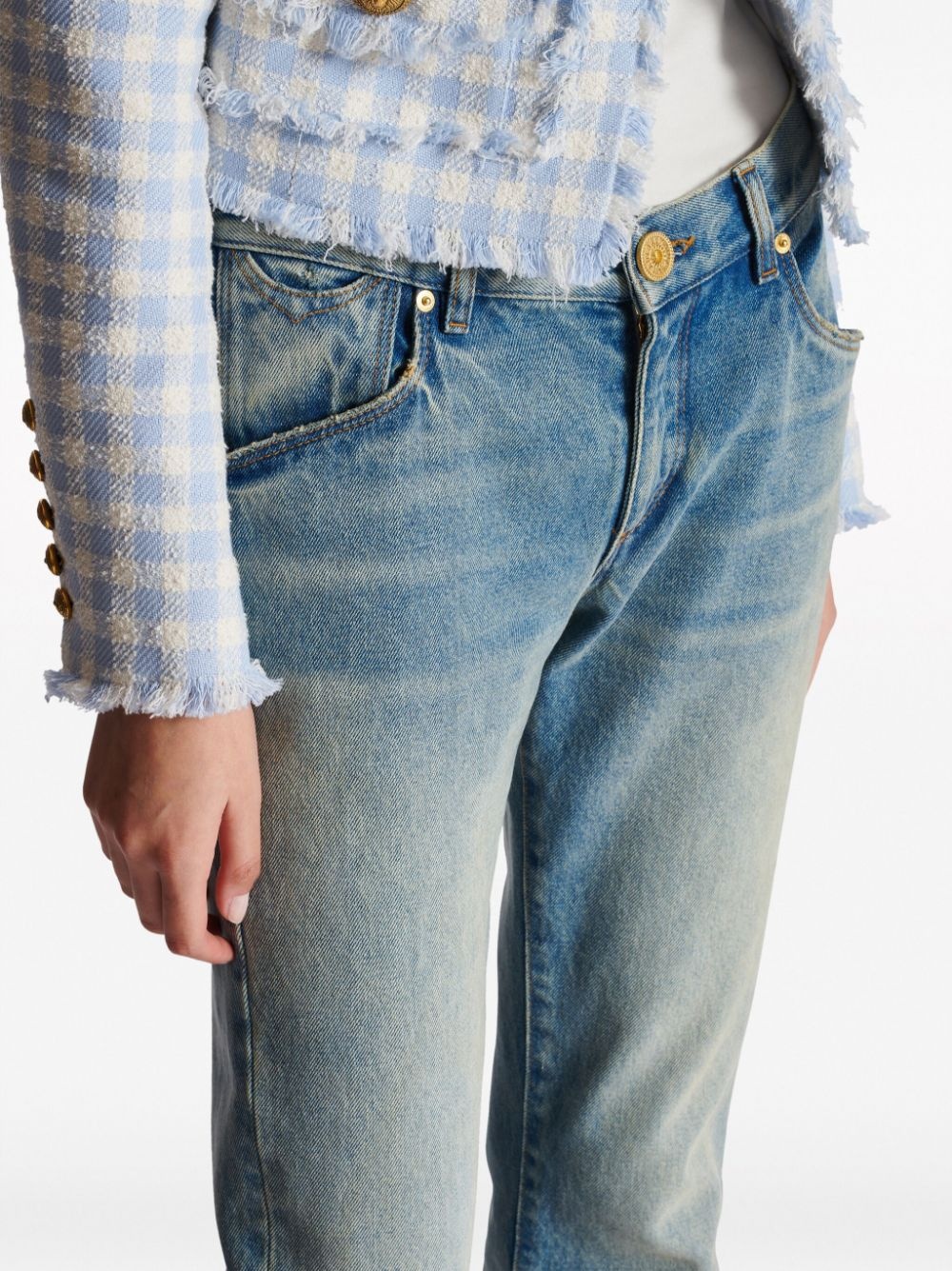 Western low-rise bootcut jeans - 7
