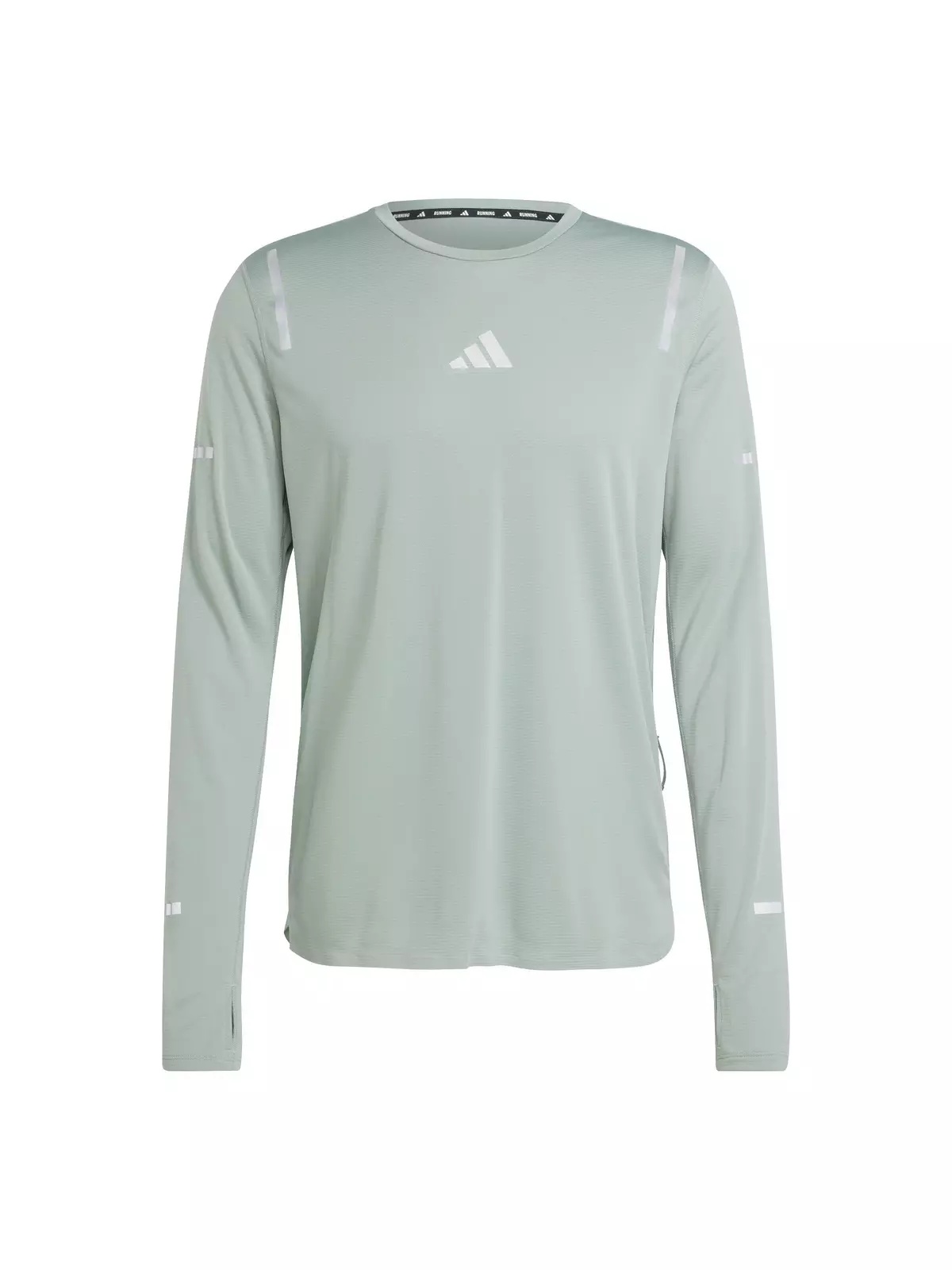 Men's Ultimate Running Reflective Long Sleeve Top -Green - 6
