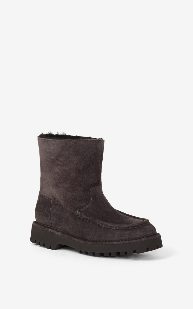 KENZO K-Mount suede ankle boots outlook