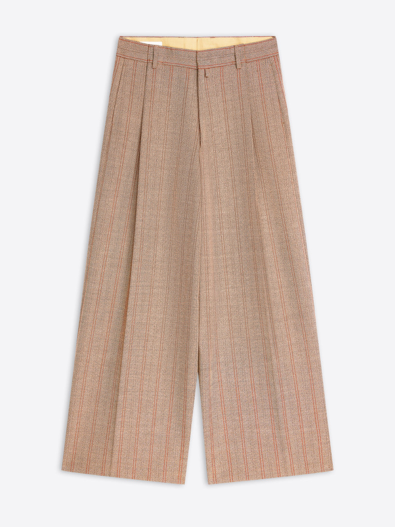WIDE PLEATED PANTS 1