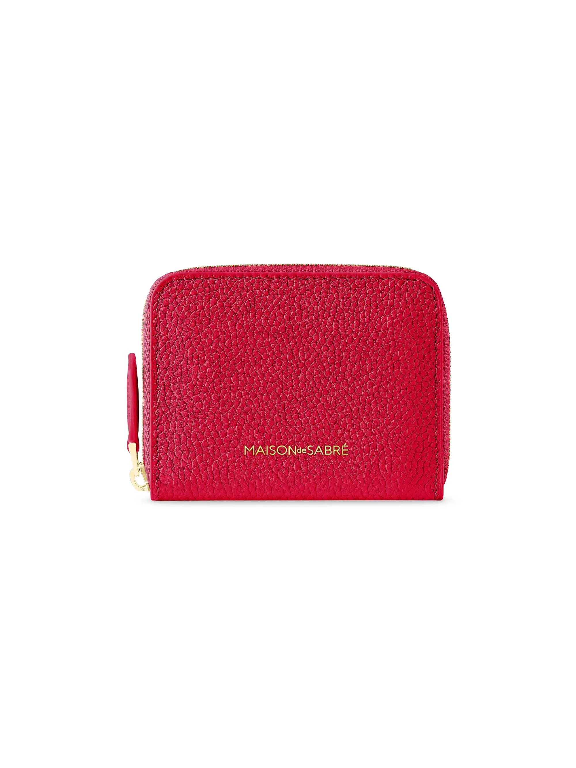 Small Leather Zipped Wallet - 1