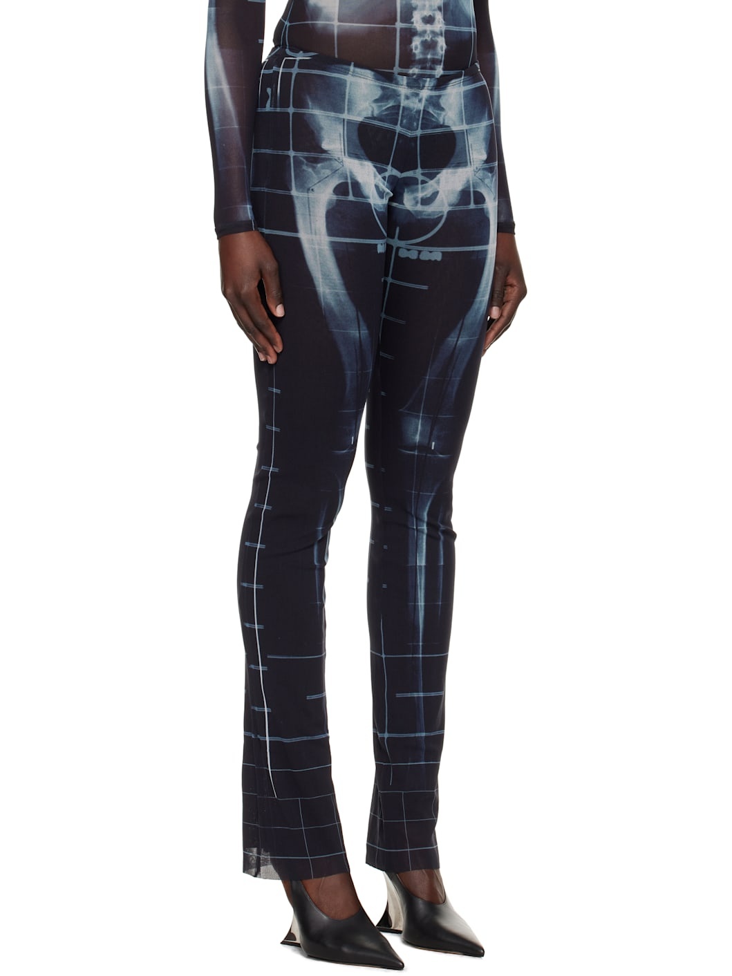 Black & Blue 'The Squeletor' Lounge Pants - 2