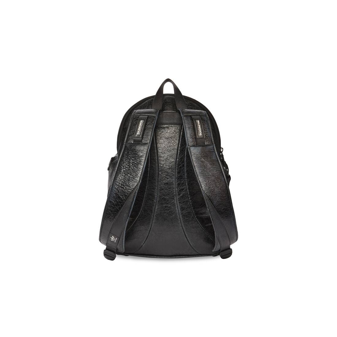 Men's Balenciaga / Adidas Large Backpack  in Black - 4