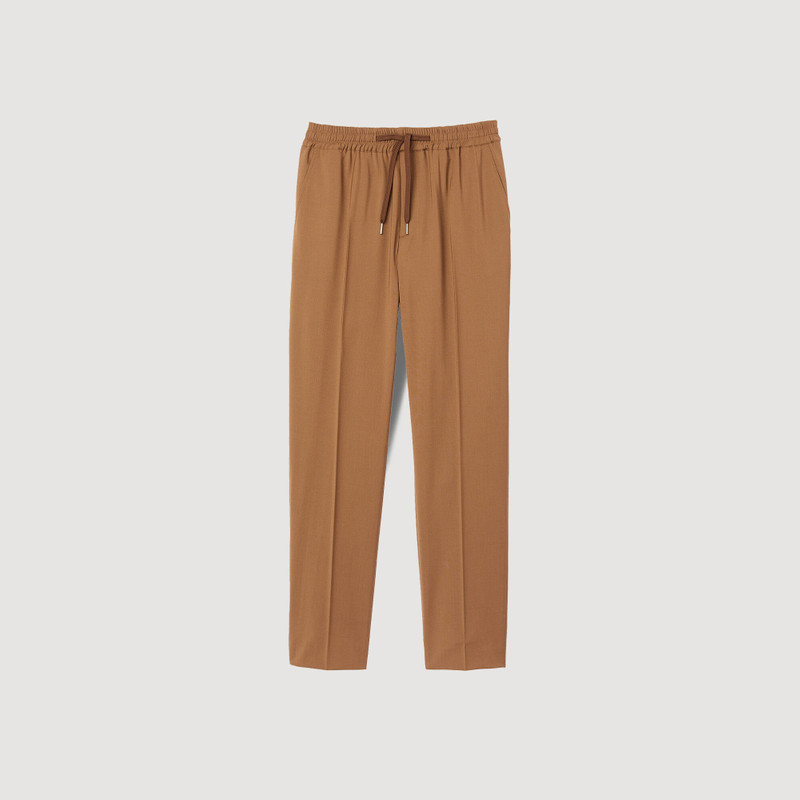ELASTICATED STRAIGHT-LEG PANTS 1