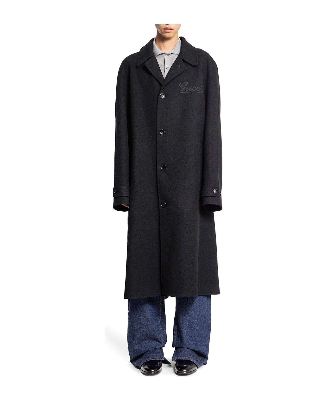 Wool Long Coat - 2
